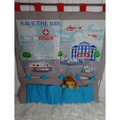 Adventskalender Polizeistation – wandelbar in Wandutensilo, handgemacht & vielseitig