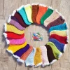 Adventskalender Söckchen * gehäkelt * 24 Socken * verschiedene Farben - bunt * Weihnachtskalender