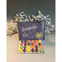 Adventskalender to Go, mit Blister, Mini-Adventskalender, Geschenk ,Mitbringsel, Sofortkauf,Weihnachten,Personalisierbar