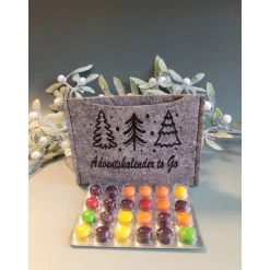 Adventskalender to Go, mit Blister, Mini-Adventskalender, Geschenk ,Mitbringsel, Sofortkauf,Weihnachten,Personalisierbar