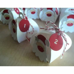 Adventskalender Weihnachtsmann Weihnachtskalender Kinder Zierschachteln Boxen Schachteln zum  Befüllen Junge Mädchen