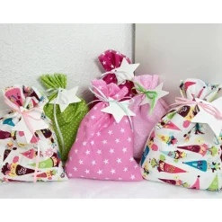 Adventskalender wichtel elfe fee Kalender Advent selber befüllen Säckchen Baumwolle Taschen Tüten Türchen Weihnachten