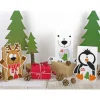 Adventskalender X-Mas Friends zum Befüllen & Basteln DIY Komplettset für Kinder kein Kleber und keine Schere notwendig Weihnachtskalender