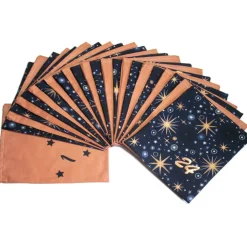 Adventskalender XXL Komplettset Wandhänger *XMAS* – Befüllbarer Advent Deko Kalender aus Baumwolle