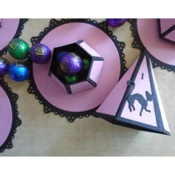 Adventskalender Zauberhut Weihnachtskalender Kinder Ewachsene Schachteln zum Befüllen Box