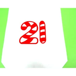 Adventskalender Zuckerstange rot weiss, Kraftpapiertüten, Foldback Klammer Holzklammern, by BuntMixxDESIGN