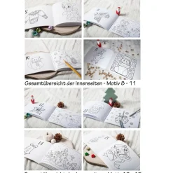 Adventskalender zum Ausmalen