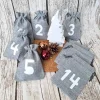Adventskalender zum befüllen ~ Adventskalendersäckchen ~ Jute Säckchen ~ Weihnachten