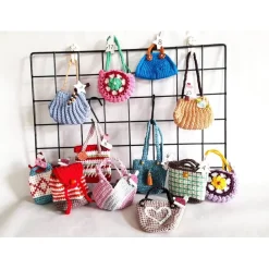 Adventskalender zum befüllen-FASHIONISTAS-Handtaschen Advent Deko-Gitter Metall Memoboard Pinnwand Fotogitter Gutschein