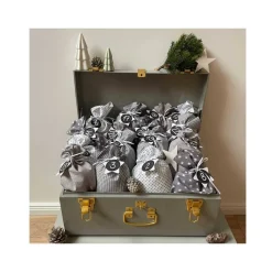 Adventskalender zum Befüllen, Adventskalender mit XL Säckchen, Adventskalender für die ganze Familie