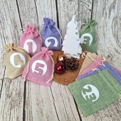 Adventskalender zum befüllen ~ Adventskalendersäckchen ~ Jute Säckchen ~ Weihnachten