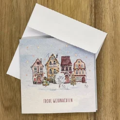 Adventskalender-Karte mit Wimmelbild – kreative Weihnachtskarte zum Suchen, Staunen & Verschenken