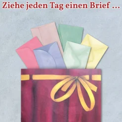 Adventskalender-Rätsel für Kinder ab 6 Jahren um 24 Wichtelwünsche von Waldtieren, mit großem Wald-Panorama (59 x 21 cm)