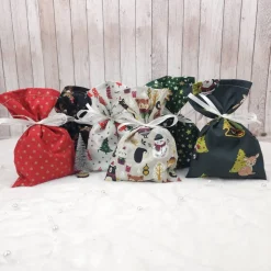 Adventskalendersäckchen aus Stoff – Handgemachter Adventskalender zum Befüllen