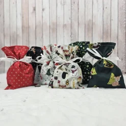 Adventskalendersäckchen aus Stoff – Handgemachter Adventskalender zum Befüllen