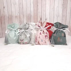 Adventskalendersäckchen aus Stoff – Handgemachter Adventskalender zum Befüllen