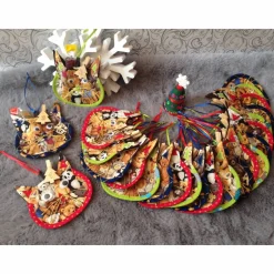 Adventskalendersäckchen befüllbar Katzenform Bärchenmotiv