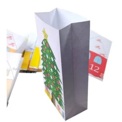 Adventskalender-Tüten Winterdorf – Handgemachter Adventskalender zum Befüllen