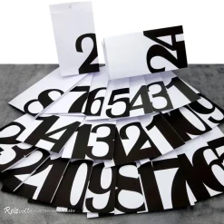 Adventskalender-Tüten zum Befüllen – 24 handgemachte Papiertüten mit großen Zahlen