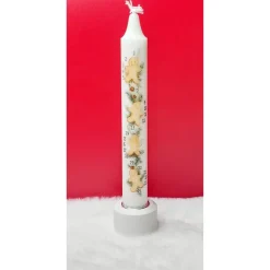 Adventskerze mit Datum | Weihnachtskerze zum Herunterbrennen | Adventskalender Kerze | Weihnachtsdeko | Geschenkidee