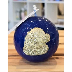 Adventskerzen - Weihnachtskerzen 4-er Set - Blau -