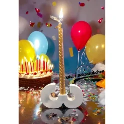 Adventskerzenständer / Zahlenkerzen / Geburtstagskerzen