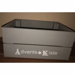 Adventskiste auf Wunsch personalisiert