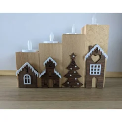 Adventskranz Adventskalender aus Holz – 4 Varianten, handgemacht