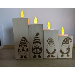 Adventskranz Adventskalender aus Holz – 4 Varianten, handgemacht