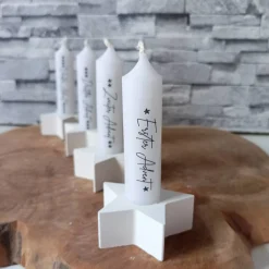 Adventskranz klein – Moderner Mini Adventskranz to Go aus Raysin, handgefertigt & individuell