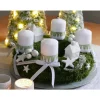 Adventskranz Moos mit Haus