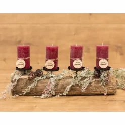 Adventskranz Zahlen 1 -4 / Holzzahlen für Adventskranz Kerzen