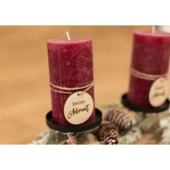 Adventskranz Zahlen 1 -4 / Holzzahlen für Adventskranz Kerzen