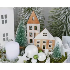 Adventsschale Snow- white