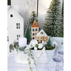 Adventsschale Snow- white