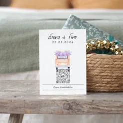 Aktien Etf Geldgeschenk | Personalisiertes Hochzeitsgeschenk | QrCode Geschenkkarte | Bulli