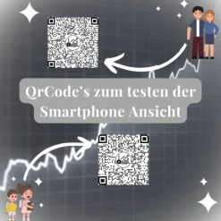 Aktien ETF Geschenk | Persönliches Geldgeschenk | Aktie ETF Kryptowährung QrCode Bild | Motiv Richman