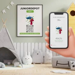 Aktien ETF Geschenk | Persönliches Geldgeschenk | Aktie ETF Kryptowährung QrCode Bild | Motiv Richman