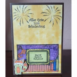 Alles Gute zum Schulanfang - DIN A5 - Gratulationskarte