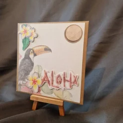 ALOHA - Geschenkverpackung - Geschenkverpackung zum Geburtstag - Blüten - Geschenk