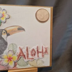 ALOHA - Geschenkverpackung - Geschenkverpackung zum Geburtstag - Blüten - Geschenk