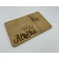 Aloha Frühstücksbrett aus Bambus