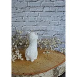 Alpaka / Lama aus Gips – DIY Dekofigur zum Selbstgestalten