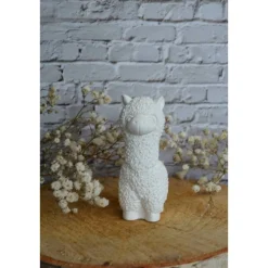Alpaka / Lama aus Gips – DIY Dekofigur zum Selbstgestalten
