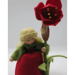 Amaryllis - Blumenkind - Jahreszeitentisch - Waldorf Art - Weihnachten - Winter - Art. Nr. WI2