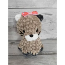 Amigurumi Kätzchen aus Plüschwolle, ca. 10 cm
