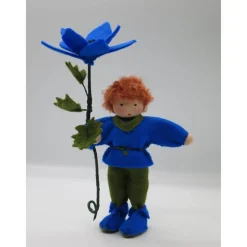 Anemone - Windröschen - Blumenkind - Jahreszeitentisch - Waldorf Art - Handgefertigte Blumenkinder - Sommer - Art.Nr.SO3