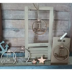 Anhänger aus Holz Altenbruch. Für Christbaum, Adventsgesteck oder einfach so