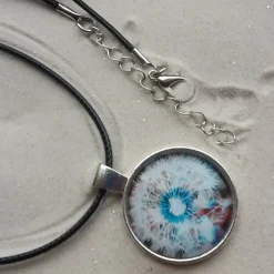 Anhänger Cabochon 25mm silberfarbe o. bronze mit eigenen Bild - Foto personalisiert