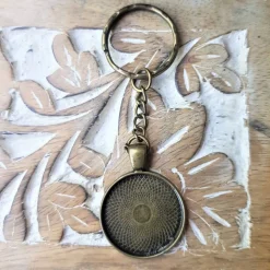 Anhänger Cabochon 25mm silberfarbe o. bronze mit eigenen Bild - Foto personalisiert